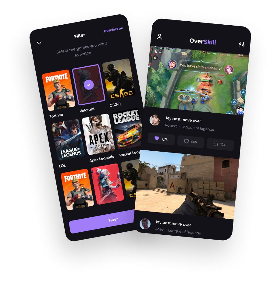 Overskill - Application iOS