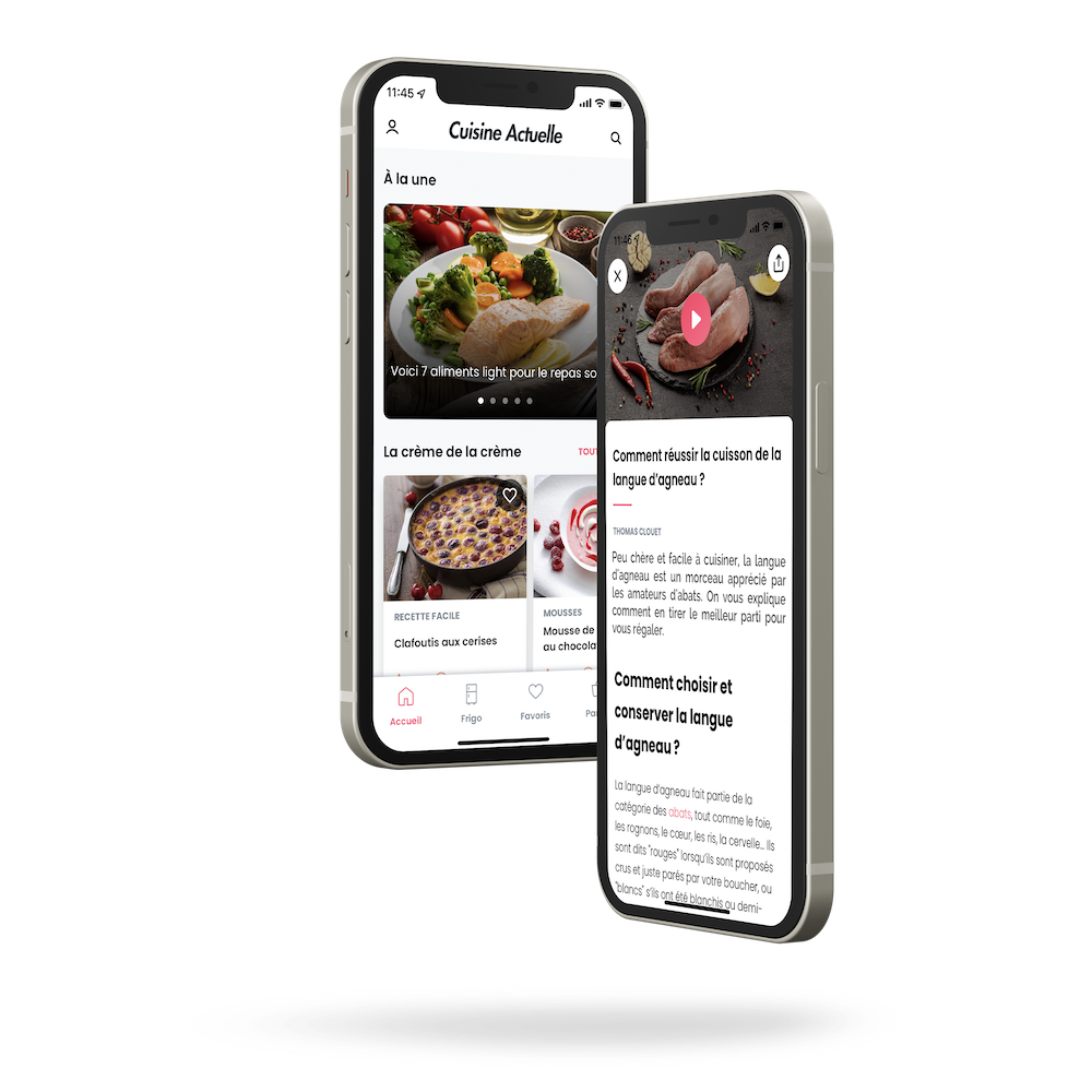 Cuisine Actuelle - Application iOS