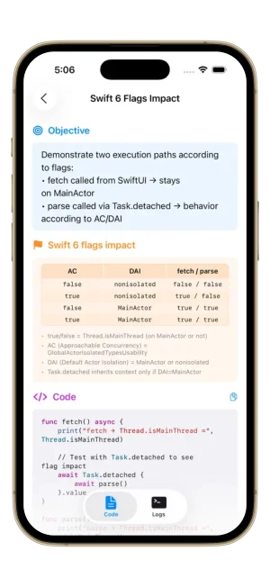 MainOrNot — Application iOS