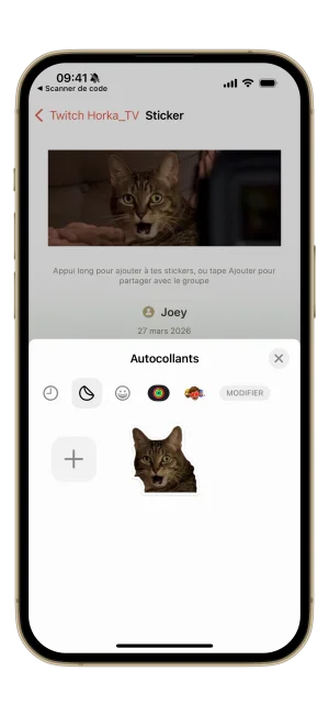StickerShare — Application iOS