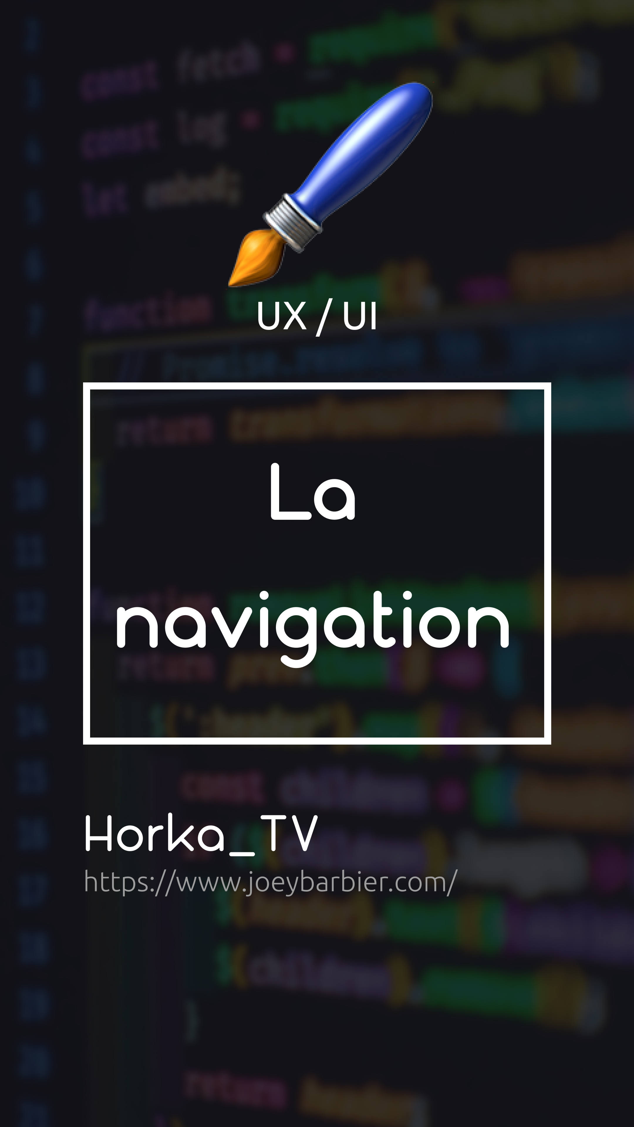 UX: La navigation
